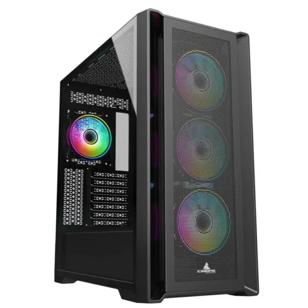 Chasis Caja Iceberg Titan M16 + 4 Vent BLACK