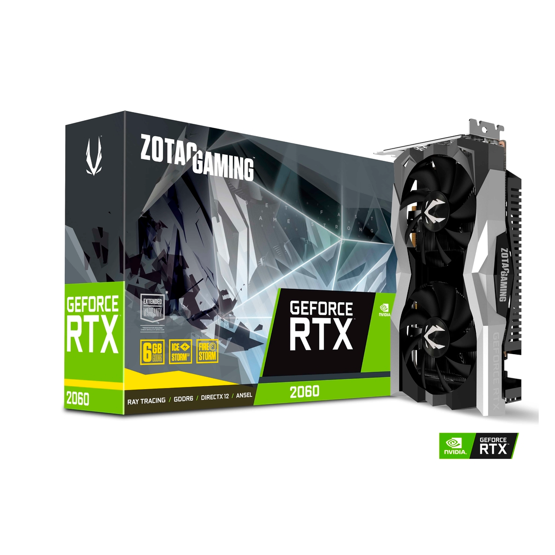 TARJETA DE VIDEO 12GB ZOTAC GAMING GeForce RTX 2060 Twin Fan