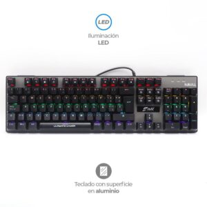 Combo Gamer Mecánico Bull Teclado – Mouse CTMGJR-017 J&R - Imagen 2