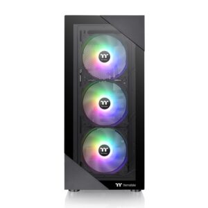 Chasis Caja THERMALTAKE View 200 TG ARGB Mid + 3 VENT - Imagen 2