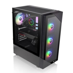 Chasis Caja THERMALTAKE View 200 TG ARGB Mid + 3 VENT - Imagen 3