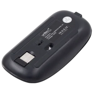 Mouse inalámbrico Unitec BTW-121 RGB Negro - Imagen 3