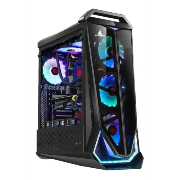 Chasis Caja Iceberg Crystal Max + 4 Ventiladores