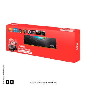 MEMORIA RAM PC 16 GB 5200MHZ ADATA XPG LANCER DDR5 BLACK