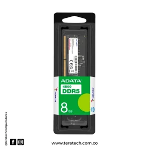 MEMORIA DE 8GB DDR5 PORTATIL ADATA 4800MHz