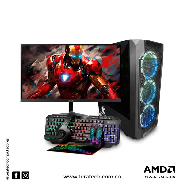 COMBO PC GAMER  AMD RYZEN 5 8500G - PC R86162SM