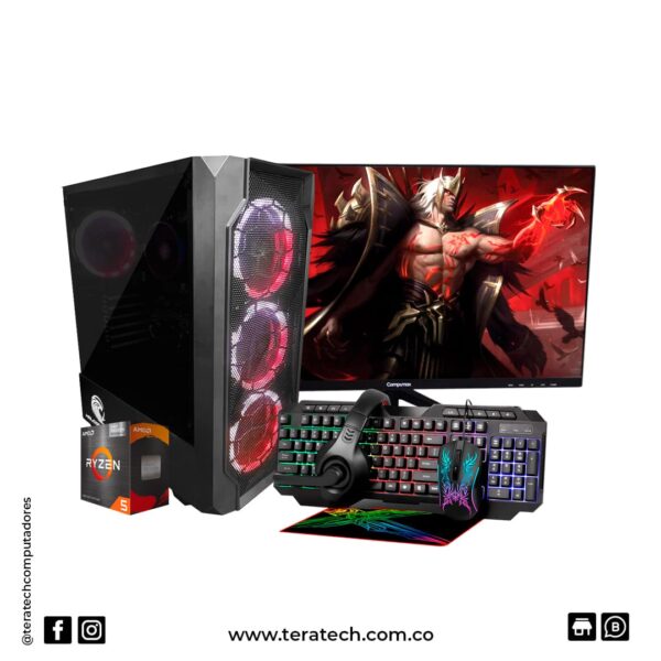 COMBO PC GAMER – AMD RYZEN 5 5600G | B-A520M.