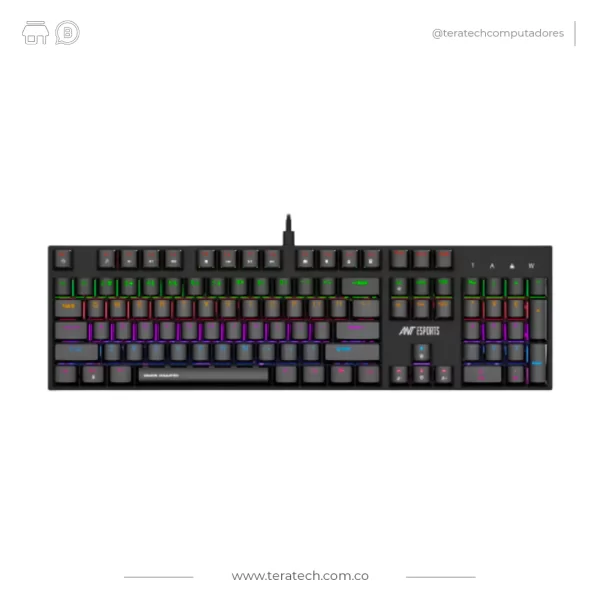 TECLADO J&R MK3200 R SWITCH RED