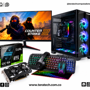 PC GAMER AMD RYZEN 5 8500G + RTX 3050 6GB ASUS - Imagen 1